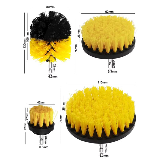 KIT DE CEPILLOS PARA TALADRO