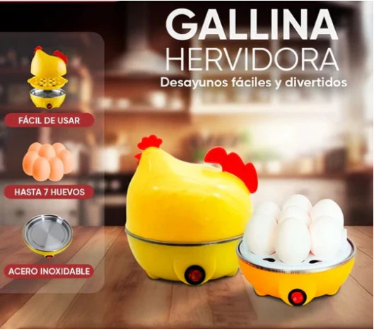 🐔 Gallina Hervidora Eléctrica – Huevos Perfectos Siempre