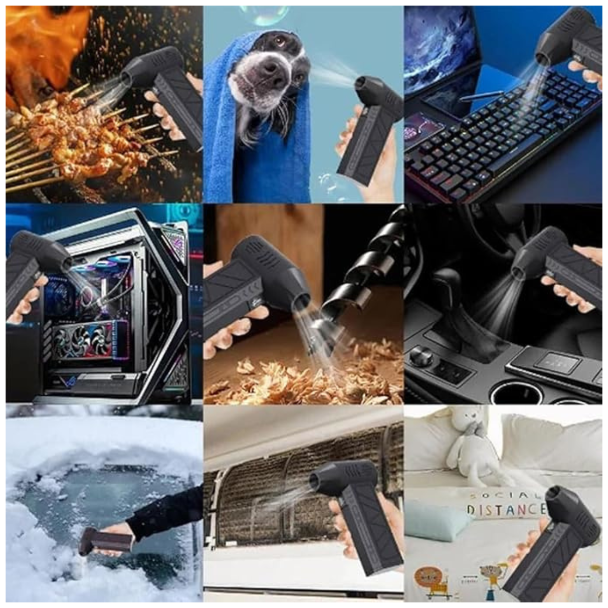 SOPLADOR TURBO JET - Potencia - Limpieza y secado