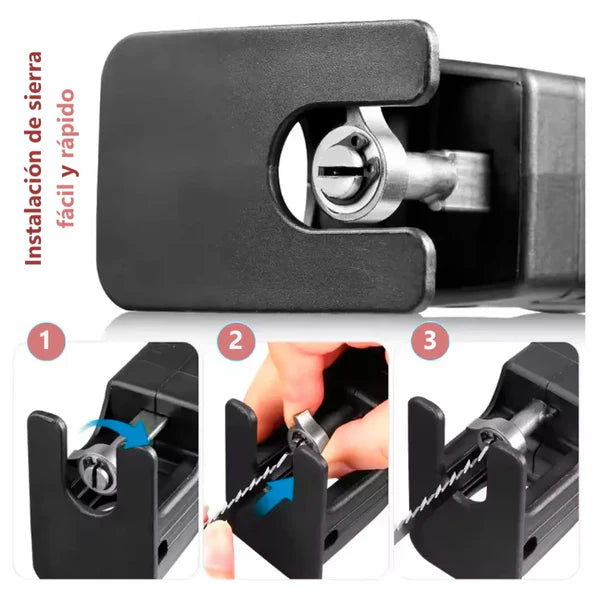 ADAPTADOR SIERRA CALADORA PARA TALADRO