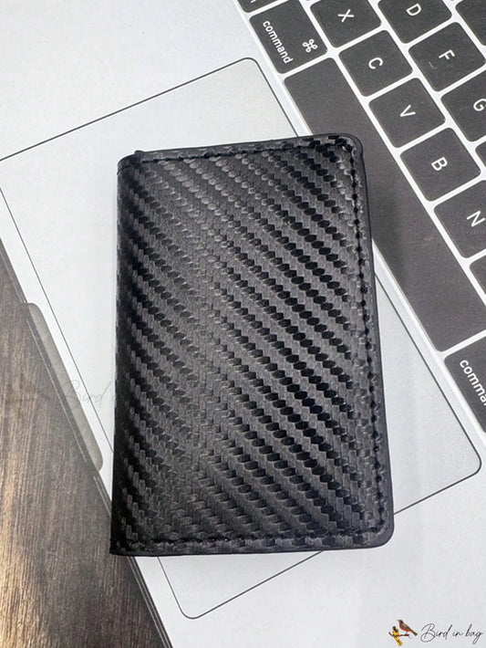 Billetera minimalista anti clonación con bloqueo RFID