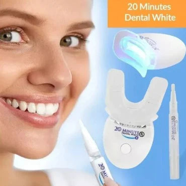 🦷✨ KIT BLANQUEADOR DENTAL CON LUZ LED + VITAMINA E