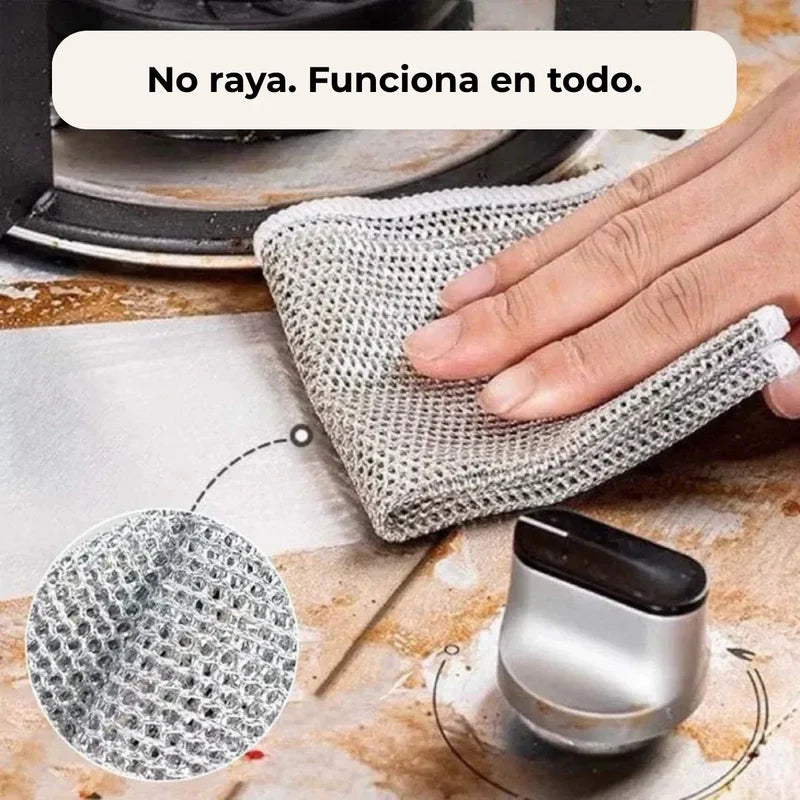 PACK 5 PAÑOS / FIBRA DE ALUMINIO - modernidad en tu cocina
