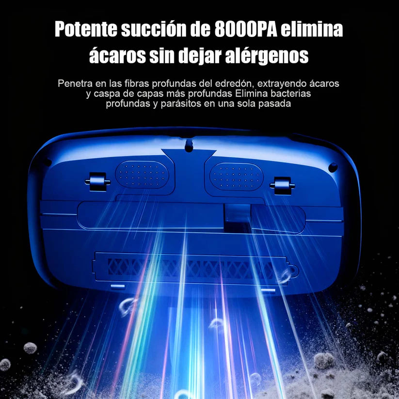 Aspiradora Portátil UV - Aspiración profunda anti ácaros, polvo y pelos