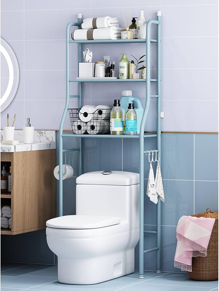 Mueble Organizador de Baño (Metal Blanco)