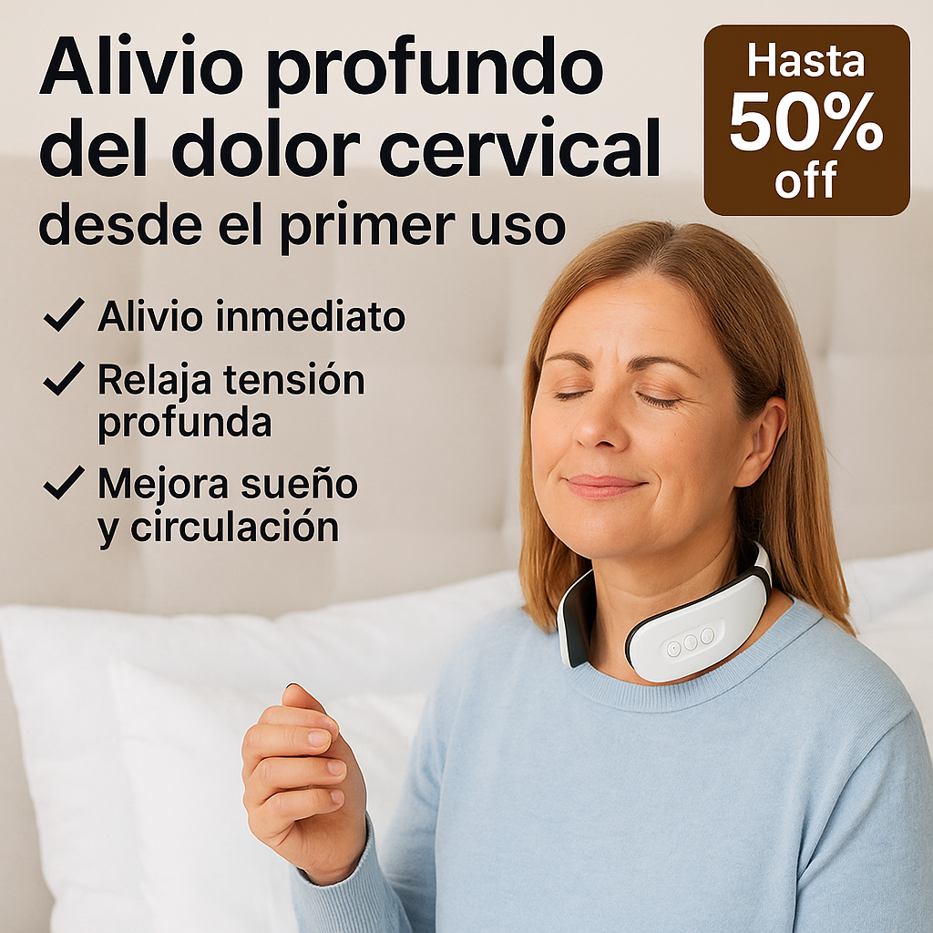 Masajeador portátil electrofísico cervical y de cuello
