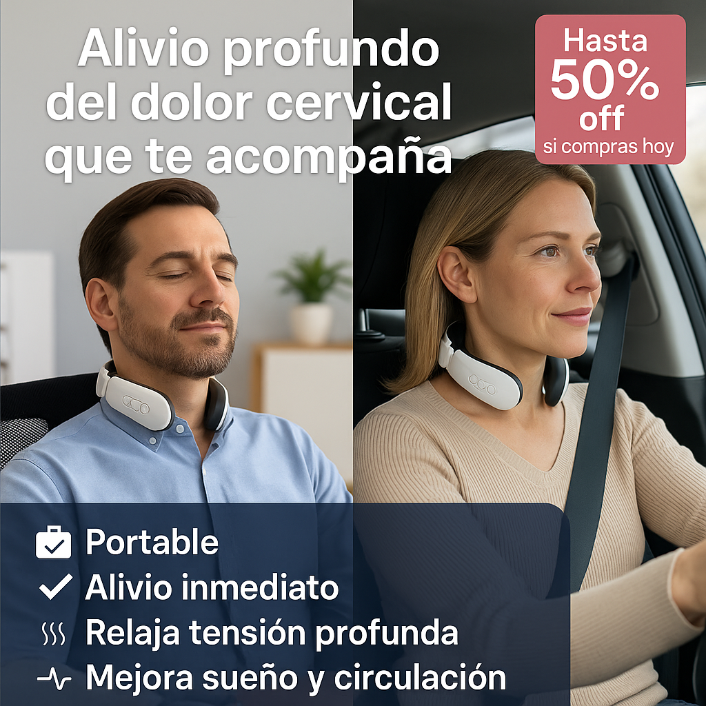 Masajeador portátil electrofísico cervical y de cuello