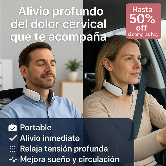 Masajeador portátil electrofísico cervical y de cuello