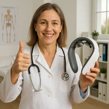 Masajeador portátil electrofísico cervical y de cuello