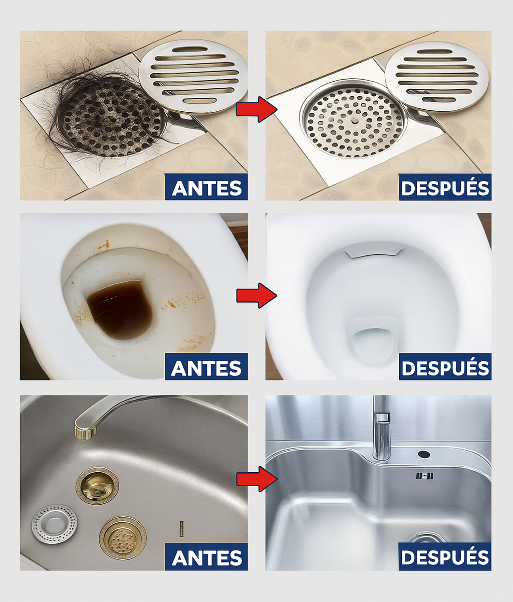 PACK  2 unidades de Destapador De Drenajes (110 grs. cada unidad)