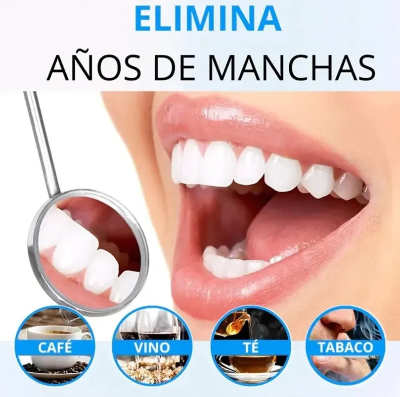 🦷✨ KIT BLANQUEADOR DENTAL CON LUZ LED + VITAMINA E