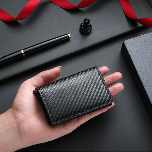Billetera minimalista anti clonación con bloqueo RFID