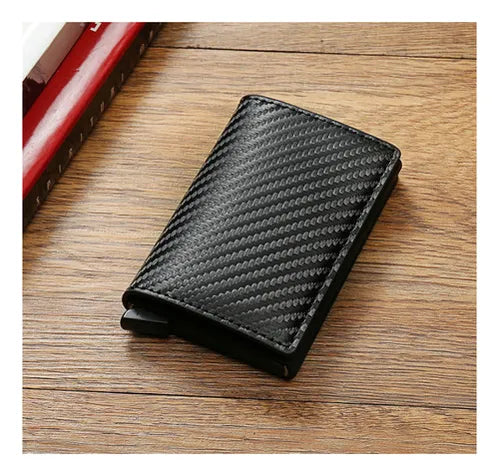 Billetera minimalista anti clonación con bloqueo RFID