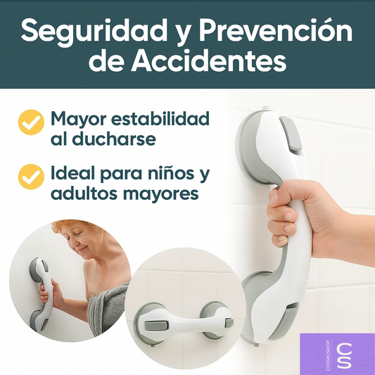 🚿 Agarradera con Ventosa para Baño  - Seguridad y confianza en cada ducha