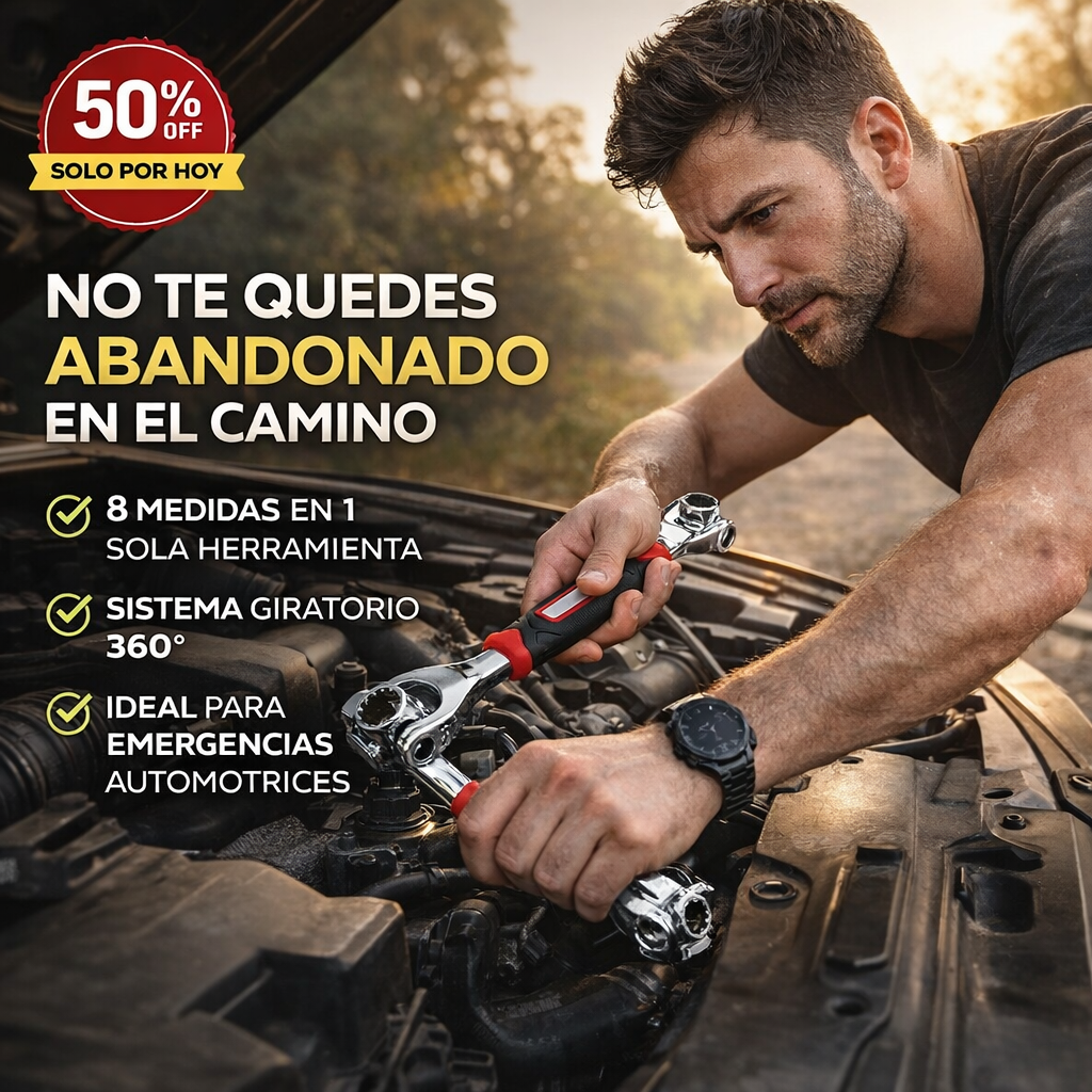 AutoReady 360™ - Llave multifunción 8 en 1