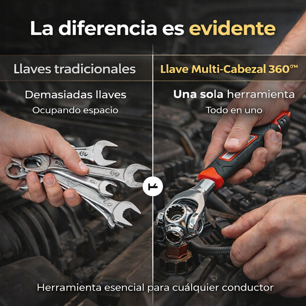 AutoReady 360™ - Llave multifunción 8 en 1