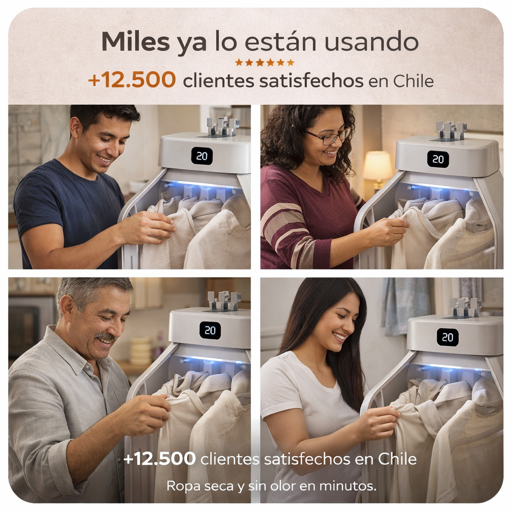 SecaListo™ - la mejor Secadora de Ropa Portátil