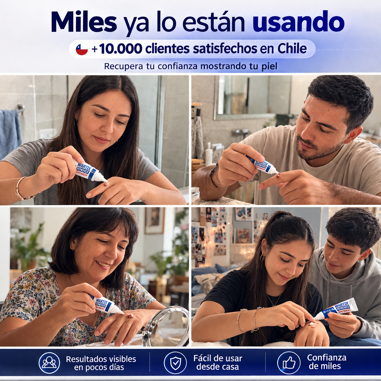 WART REMOVER® Pomada para eliminar verrugas en tu piel
