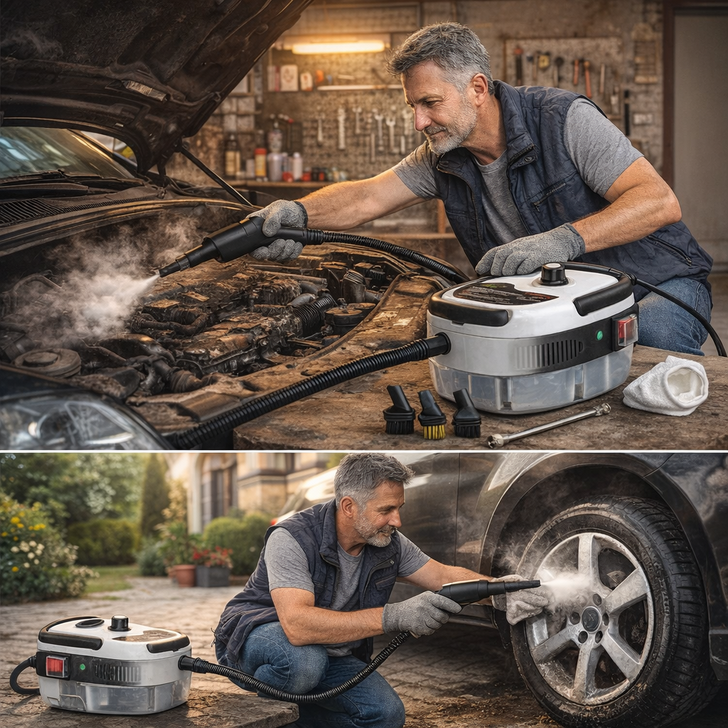 Limpiador a vapor portátil 2500W / 3.0 BAR / 105°C / 1200 ml