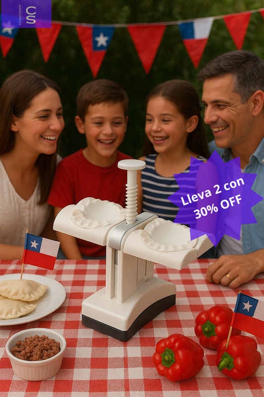 🥟 Molde Automático para Empanadas – Celebra el 18 en familia 🎉