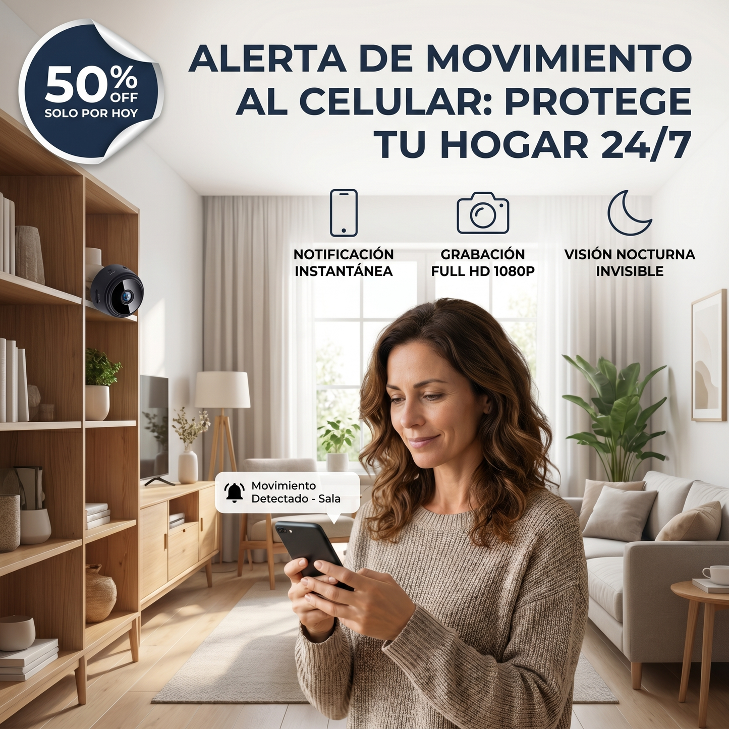 Mini Cámara Espía A9 WiFi (Original)— Protege Tu Hogar 24/7