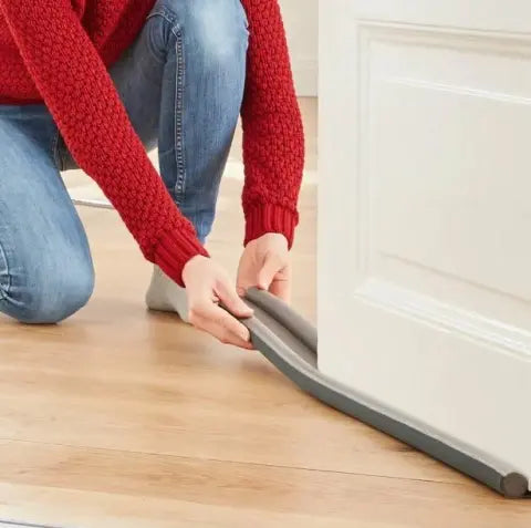 Burlete sellador para puertas universal todo el año 2x1 - eficiencia energética verano/invierno