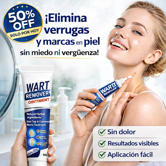 WART REMOVER® Pomada para eliminar verrugas en tu piel