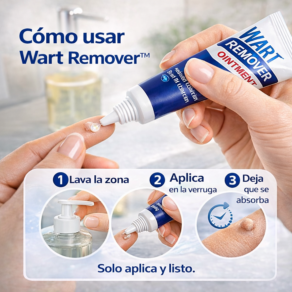 WART REMOVER® Pomada para eliminar verrugas en tu piel