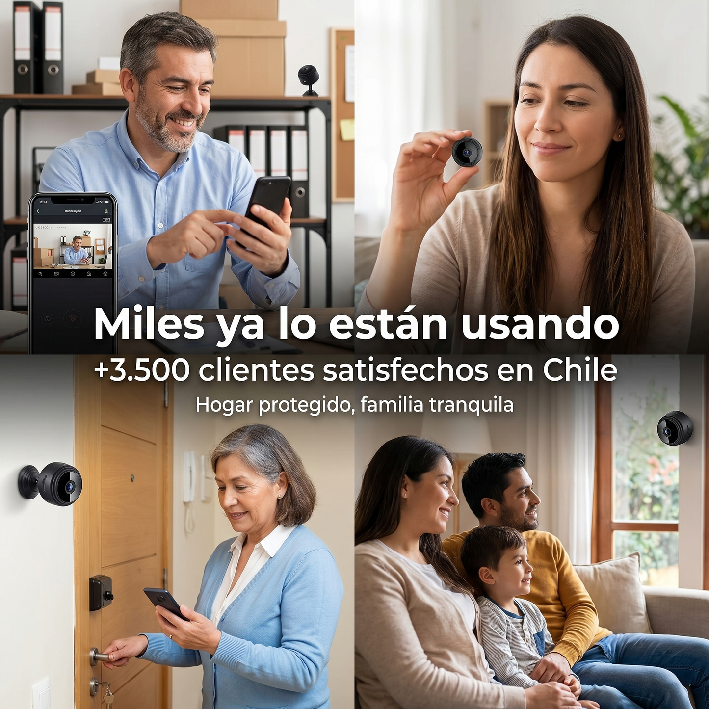 Mini Cámara Espía A9 WiFi (Original)— Protege Tu Hogar 24/7